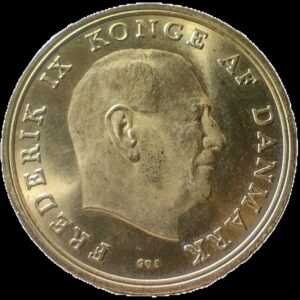 5 kroner år 1960-1972 fra Frederik IX